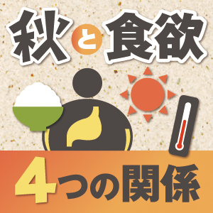 秋と食欲　4つの関係
