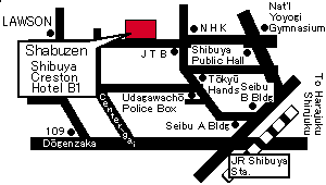Shabuzen Shibuya-ten-map