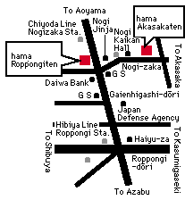 STEAK HOUSE hama Roppongiten-map