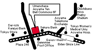 Umenohana Aoyamaten-map