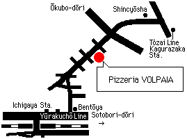 Pizzeria La VOLPAIA-map