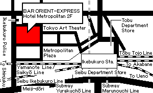 BAR ORIENT-EXPRESS-map