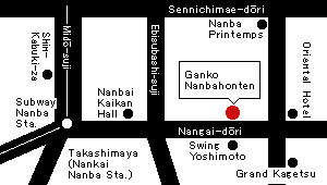 Ganko Nanbahonten-map