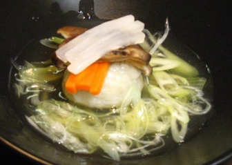 南部ひっつみ風 鶏まんじゅう