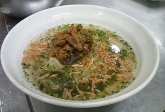 磯の香りと山の幸 キノコ味噌温麺