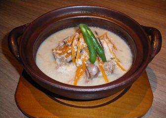 鶏もつと豆乳のあざら