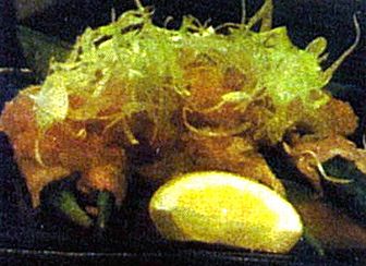 福島産オクラの肉巻　ポン酢かけ
