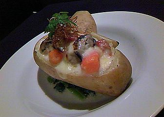 かきのチーズグラタンinほっこりポテト