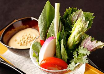 岩手産　有機野菜の刺身