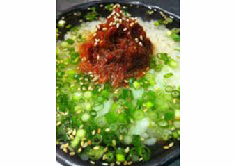 牛たんピリ辛茶漬け