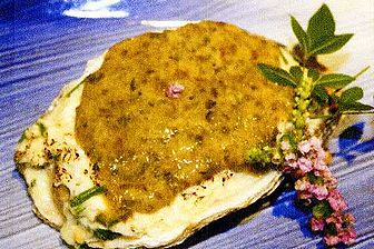 三陸産　大きな岩がきのグラタン　まつもあんかけ