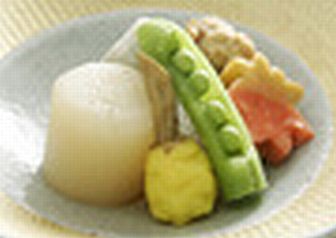 季節野菜の炊き合わせ