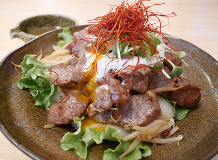 写真：鹿児島県産豚あご肉の桜島丼